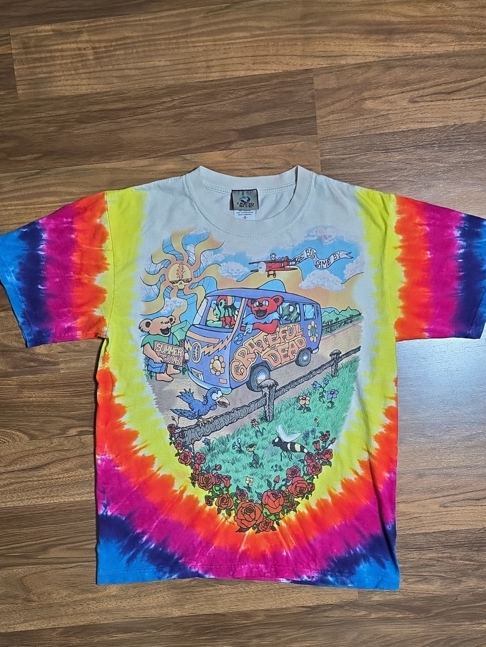 Liquid Blue 1994 Tour Y2K Vintage Grateful Dead Tie Dye T-shirt